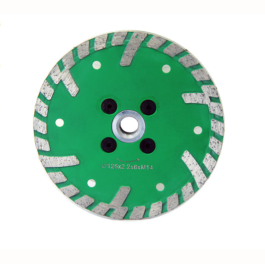 125mm Hot pressed turbo for concrete and asphalt