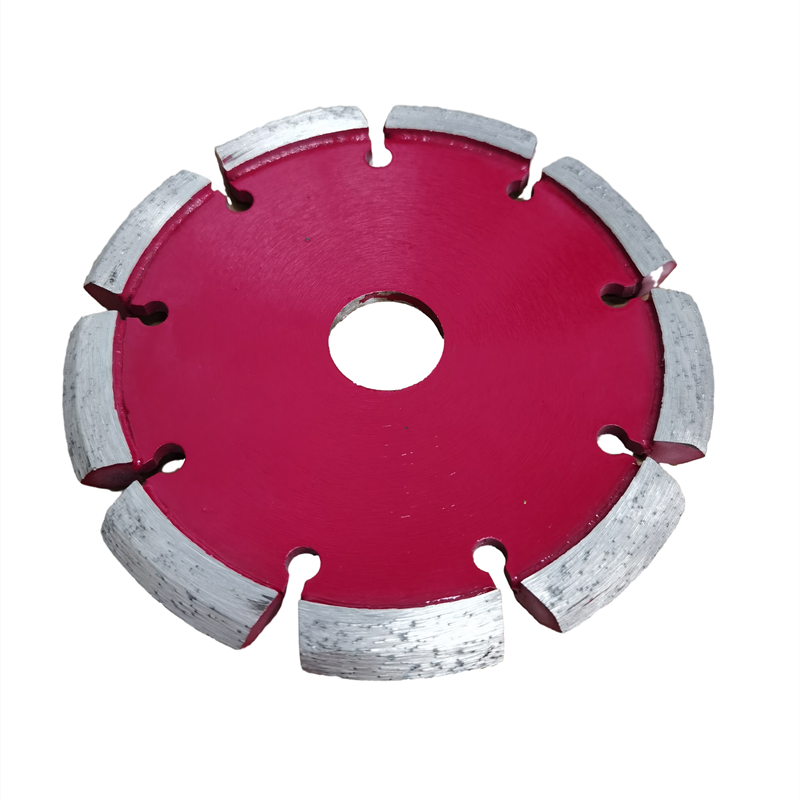 125mm Laser welded diamond tuck point saw blade with rooftop and flattop segments