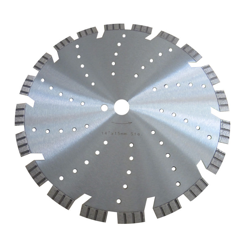 14"High quality concrete cutting saw blades