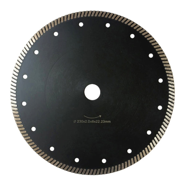 230mm Hot pressed sintered blade-turbo for granite and ceramic