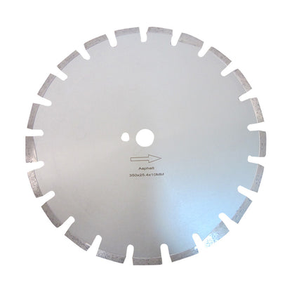 350mm Laser welded diamond saw blade for asphalt cutting